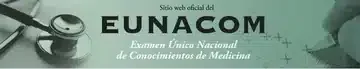 Logo de la web del examen unico nacional de conocimientos de medicina