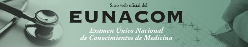 Logo de la web del examen unico nacional de conocimientos de medicina